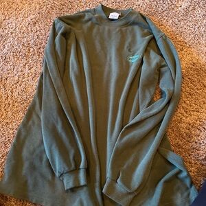 Vintage Nike men’s green, long sleeve shirt